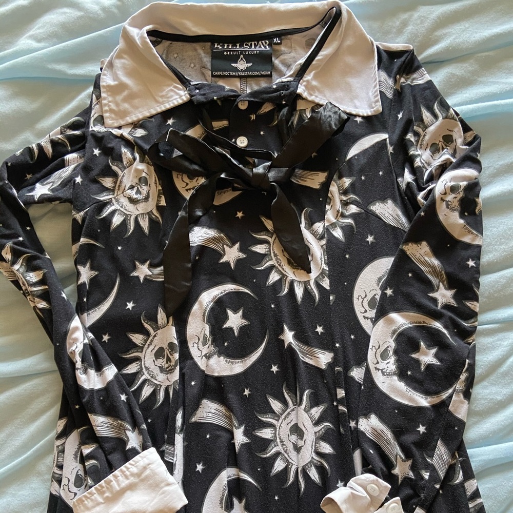 Killstar Cozmic Death Ribbon Dress